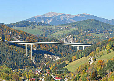 Tal&uuml;bergang Schottwien - Klick f&uuml;r gr&ouml;&szlig;eres Bild