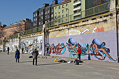 Sprayer am Donaukanal