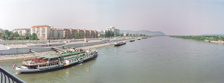 Blick von der Reichsbr&uuml;cke