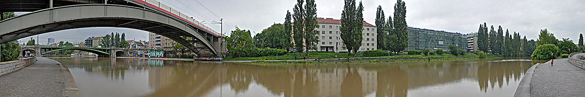 Hochwasser 2013 S-Bahnbr&uuml;cke