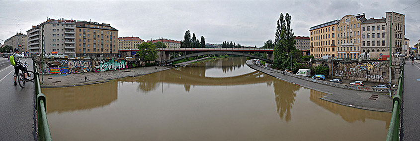 Hochwasser 2013 Franzensbr&uuml;cke